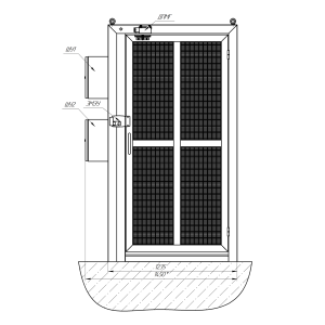 Шлюз пешеходный ЦСБД.1021.00.000 ТУ