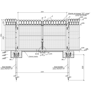Ворота распашные "ЦСС СПОРТ" ЦСБД.7021.20.000